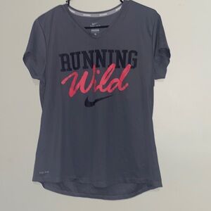 Woman’s Nike gray shirt size large